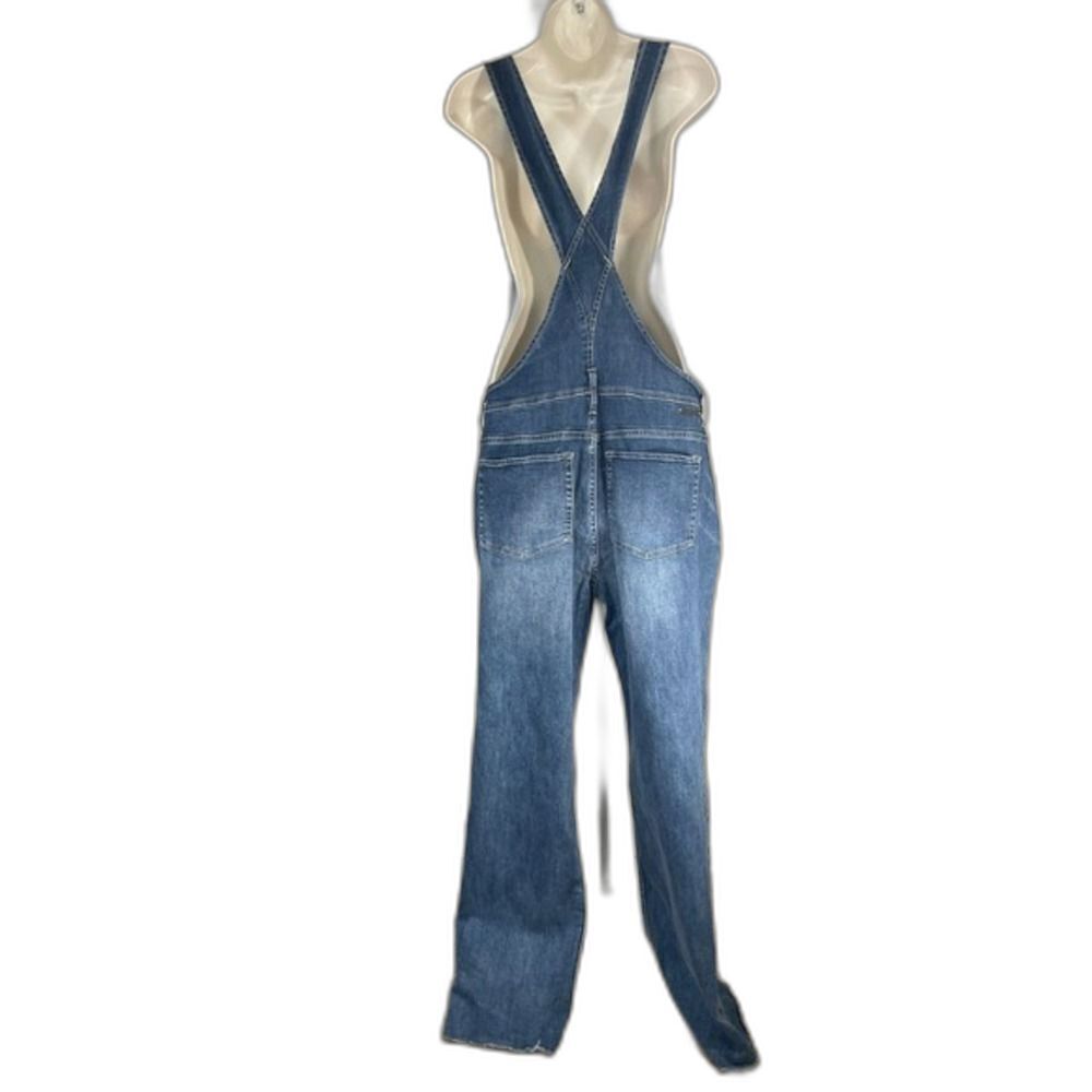 Carve Designs Denim Overalls W/ 8 Blue Organic Cotton Raw Hem LN/NWOT - Picture 3 of 16